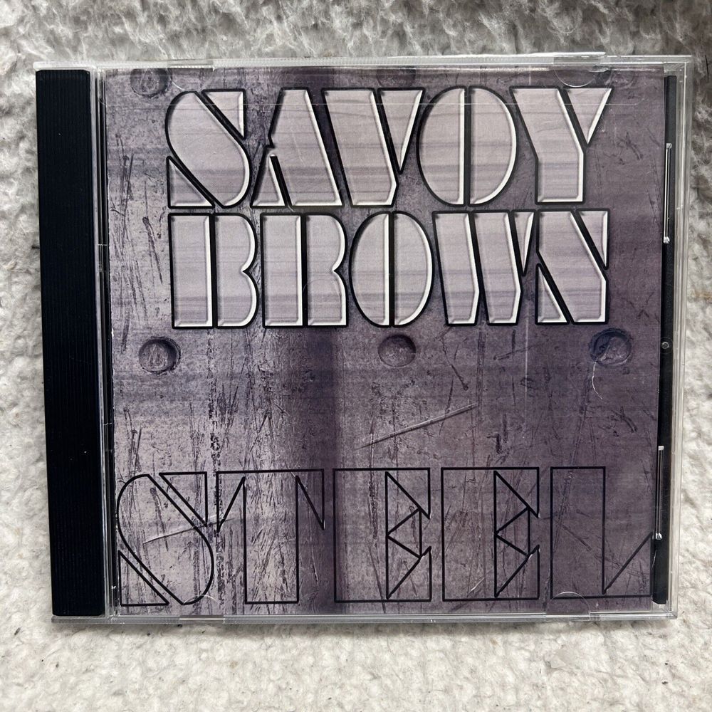 SAVOY BROWN - STEEL - Autographed By Kim Simmons - Plus Bonus CD also Signed. VG